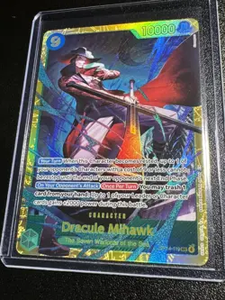 One Piece TCG The Azure Sea’s Seven Dracule Mihawk SEC OP14-119 - Image 1