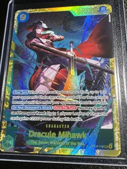 One Piece TCG The Azure Sea’s Seven Dracule Mihawk SEC OP14-119 - Image 4
