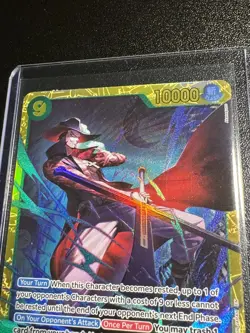 One Piece TCG The Azure Sea’s Seven Dracule Mihawk SEC OP14-119 - Image 5