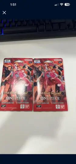 One Piece Card Gam EB-03 Extra Booster Heroine Edition x2 Sleeved Packs English - Image 1