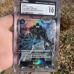 2025 One Piece OP10-082 Royal Blood Kuzan Alternate Art CGC 10 Gem Mint 🔥 - Image 1