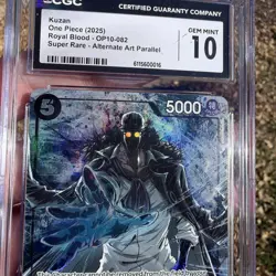 2025 One Piece OP10-082 Royal Blood Kuzan Alternate Art CGC 10 Gem Mint 🔥 - Image 5
