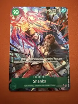 One Piece Shanks (028) (Alternate Art) OP13-028 Carrying On His Will Foil - Image 1