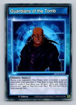 2020 YuGiOh Skill Card Guardians of the Tomb SBCB-ENS06 1st Edition Common - Image 1