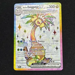 Pokemon Cards Alolan Exeggutor ex 225/191 Secret Rare Surging Sparks - (NM) - Image 1