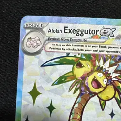Pokemon Cards Alolan Exeggutor ex 225/191 Secret Rare Surging Sparks - (NM) - Image 5