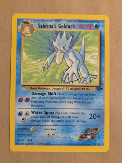 Sabrina's Golduck 30/132 Gym Challenge Regular Rare Pokemon Card - Image 1