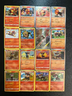 x16 Litleo Pyroar Pokemon Cards SIR Rare Holo collection unique -Hard to Find - Image 2