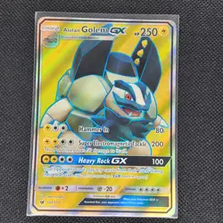 Alolan Golem GX - 102/111 - Ultra Rare - Crimson Invasion - Pokemon Card - LP - Image 1