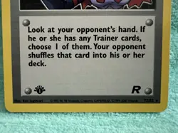 Pokemon Card - Rocket's Sneak Attack Team Rocket 72/82 Rare 1st Edition - Image 5