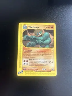 Pokemon Machamp 51/165 Non Holo 2002 Expedition Base Set Star Rare Card￼ - Image 1