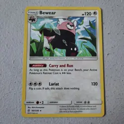 Bewear 182/236 Sun & Moon Cosmic Eclipse Rare Pokemon Card 2019 - Image 1