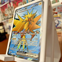 Zapdos ex 192/165 Scarlet & Violet 151 Full Art Ultra Rare Holo Pokemon Card NM - Image 5