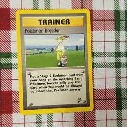 Pokemon TCG Pokemon Breeder Base Set 2 Trainer Card 105/130 - Image 1