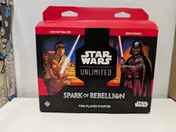 Star Wars Unlimited Spark of Rebellion Two Player Starter Set Card Decks Box NEW - Image 1