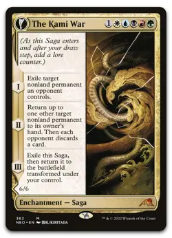 The Kami War (Showcase) #362 (NM) Kamigawa Neon Dynasty NEO Magic MTG - Image 1