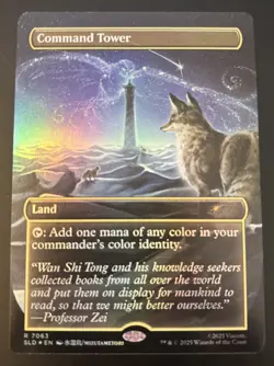 MTG Command Tower (7063) - Rainbow Foil, Secret Lair Drop Series - Image 1