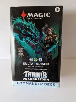 Tarkir: Dragonstorm Commander Deck - Sultai Arisen MTG Brand New Sealed - Image 1