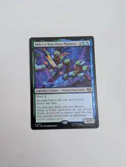 MTG - Mikey & Don, Party Planners - Teenage Mutant Ninja Turtles NM/M Condition - Image 1