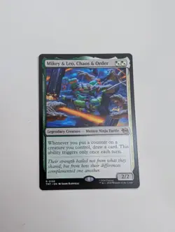 MTG - Mikey & Leo, Chaos & Order - Teenage Mutant Ninja Turtles NM/M Condition - Image 1