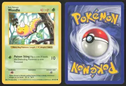 Pokemon TCG | Weedle 69/102 | Common | Base Set | Shadowless Lightly Played - Image 1