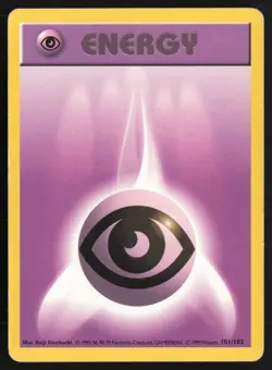 Pokemon TCG | Psychic Energy 101/102 | Base Set | Shadowless Moderately Played - Image 2