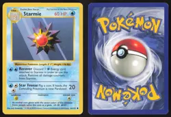 Pokemon TCG | Starmie 64/102 | Common | Base Set | Shadowless Lightly Played - Image 1