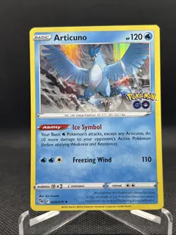 Articuno 024/078 Pokemon GO Holo Rare Pokemon TCG NM - Image 2