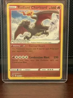 Pokemon TCG: Radiant Charizard 020/159 Crown Zenith Holo NM SUPER CLEAN - Image 1