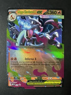 Mega Charizard X EX 029 Black Star Promo Mega Evolutions Pokemon TCG NM - Image 1