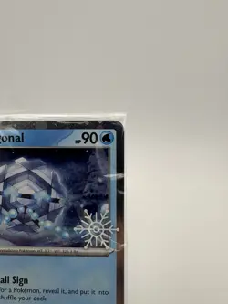 Cryogonal 047/191 Pokemon Holiday Calendar 2025 Festive Stamp Snowflake SEALED - Image 3