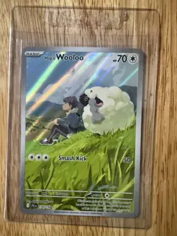 Hop's Wooloo 170/159 Scarlet & Violet : Journey Together Holo SIR Pokemon TCG - Image 1
