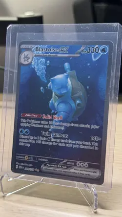 Pokemon Blastoise ex 200/165 Special Illustration Rare Sv: Scarlet & Violet 151 - Image 1