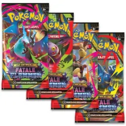 Pokemon TCG Fatale Flammen Display – 18 Booster – Original Verpackt – Neu - Image 1