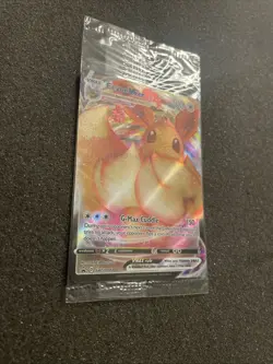 SEALED Eevee VMAX SWSH087 Black Star Promo Full Art Holo Pokemon TCG 2021 - Image 3