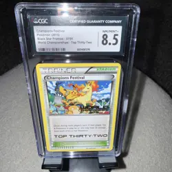 Pokemon Champions Festival 2015 World Champs. Top Thirty-Two Promo XY91 CGC 8.5 - Image 4