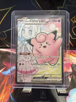 Pokemon TCG Lillie's Clefairy ex #173/159 Sv09: Journey Together Holo - Image 1