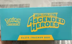 Pokemon Mega Evolution Ascended Heroes Booster Box Elite Trainer ETB New Sealed - Image 3