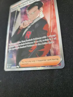 Team Rockets Giovannii Full Art Trainer 225/182 Pokemon Destined Rivals NM - Image 5