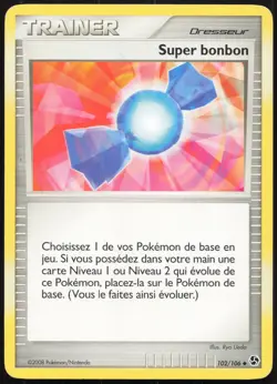 Carte Pokemon Super bonbon 102/106 Duels au sommet Francais - Image 1