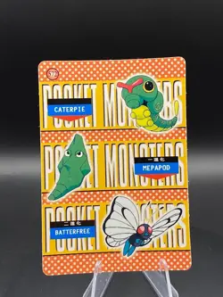 Pokemon Vintage Pocket Monsters Vending Prism Sticker - ERROR - READ DISC.. - Image 2