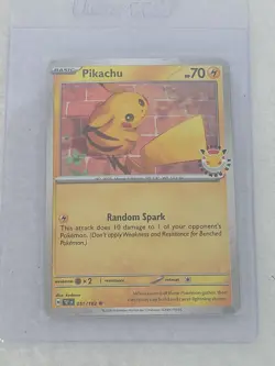 ⚡ Pikachu Pokemon Day 2026 Holo Promo NM – Official Annual Promo – 051/162 TCG - Image 3