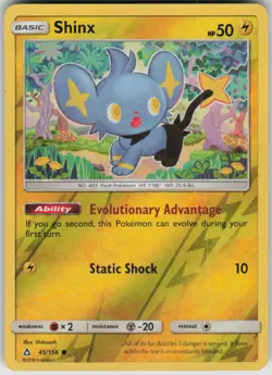 Pokemon Shinx (45) Common SM - Ultra Prism 45/156 LP - Image 1