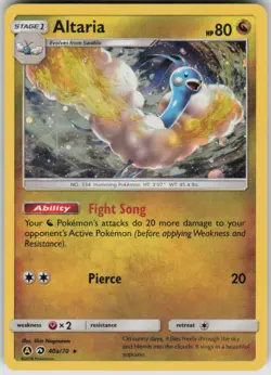 Pokemon Altaria - 40a/70 Promo Alternate Art Promos 040a/070 NM - Image 1