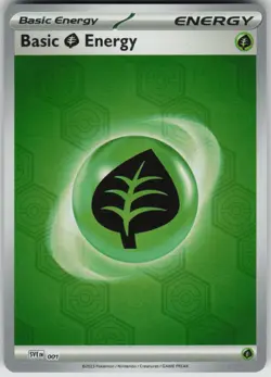 Pokemon Basic Grass Energy Common SV: Shrouded Fable 1 NM - Image 1