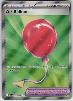 Pokemon Air Balloon Ultra Rare ME01: Mega Evolution 166/132 NM - Image 1