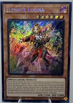 Yu-Gi-Oh Burst Protocol Elfnote Lucina Secret Rare BPRO-EN010 NM - Image 1