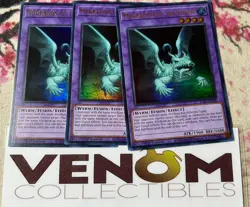 3x (M/NM) - Mudragon of the Swamp - RA01-EN028 - Ultra Rare - 1st Edition YuGiOh - Image 1