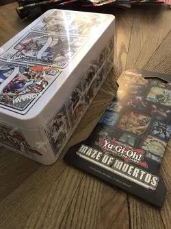 YU-GI-OH 2025 MEGA-PACK Tin Sealed With Small Dent, Sealed Maze Of Muertos Pack - Image 3