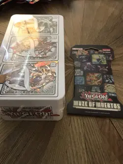 YU-GI-OH 2025 MEGA-PACK Tin Sealed With Small Dent, Sealed Maze Of Muertos Pack - Image 4